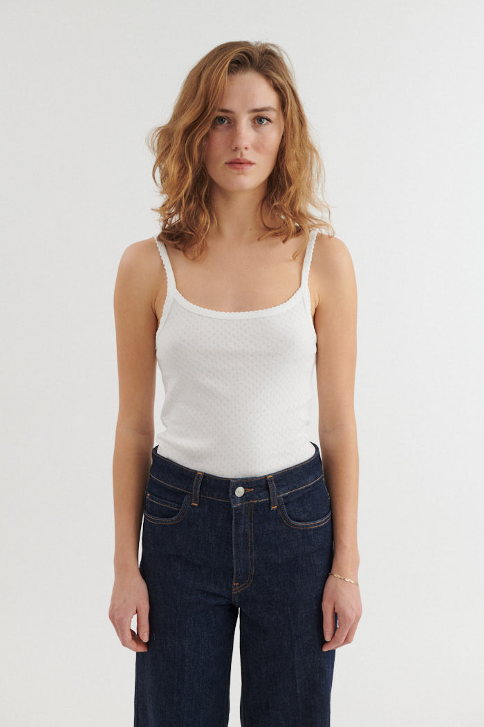 Basic Apparel Arense Strap Top Toppe 002 White